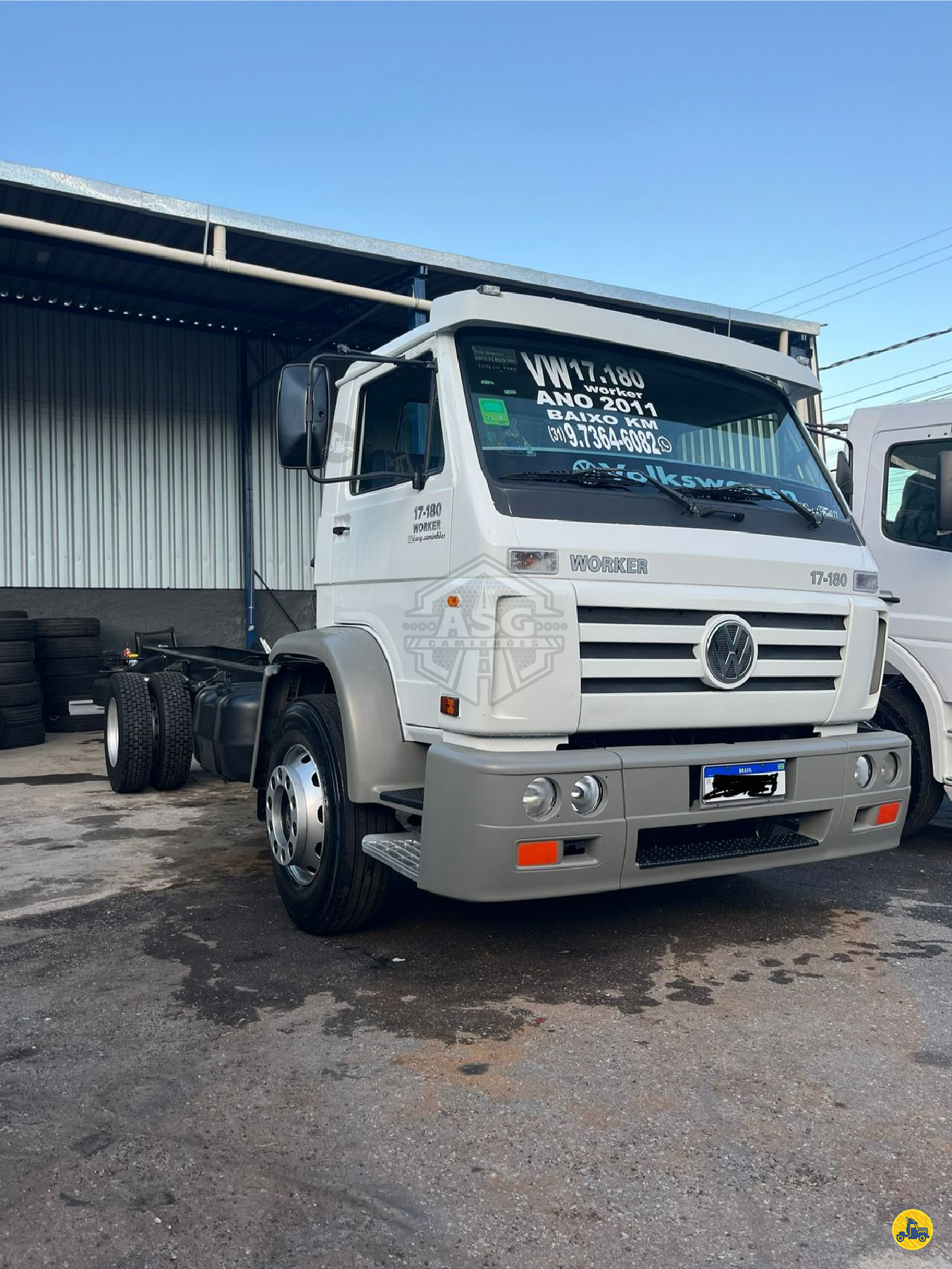 CAMINHAO VOLKSWAGEN VW 17180 Chassis Toco 4x2 ASG Caminhões CONTAGEM MINAS GERAIS MG